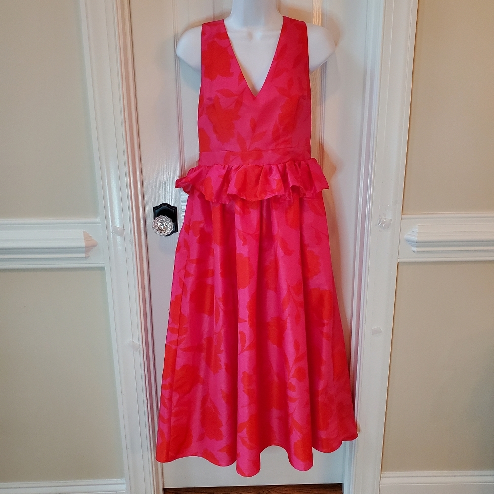 Kate Spade x Target -Classic Rose Peplum- Sz. 6